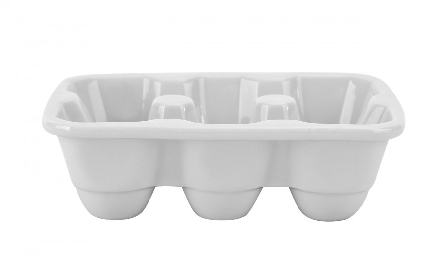 BASIC Talerz na jajka (6szt) 16,8x11,5x5 cm