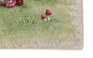 Serwetka gobelinowa 37x48 cm Runner 1179 Zajączki i wiatrak