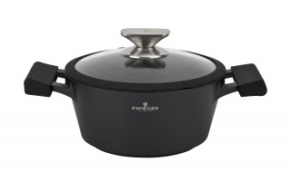 Garnek z pokrywką 20 cm Black Stone