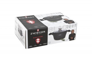 Garnek z pokrywką 24cm Black Stone