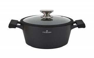 Garnek z pokrywką 24cm Black Stone