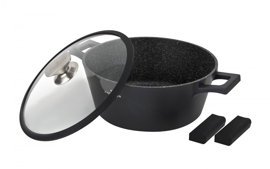 Garnek z pokrywką 28cm Black Stone