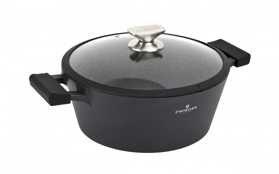 Garnek z pokrywką 28cm Black Stone
