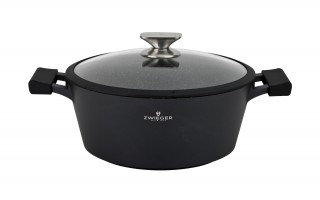 Garnek z pokrywką 28cm Black Stone