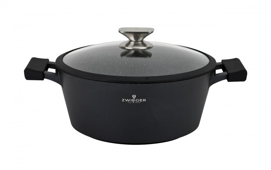 Garnek z pokrywką 28cm Black Stone
