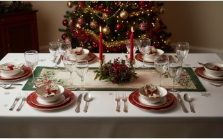 Bieżnik świąteczny 37x100 cm Runner 1386VE_FN