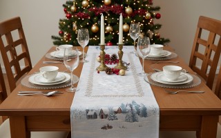 Bieżnik świąteczny 44x140 cm Runner 1262GR