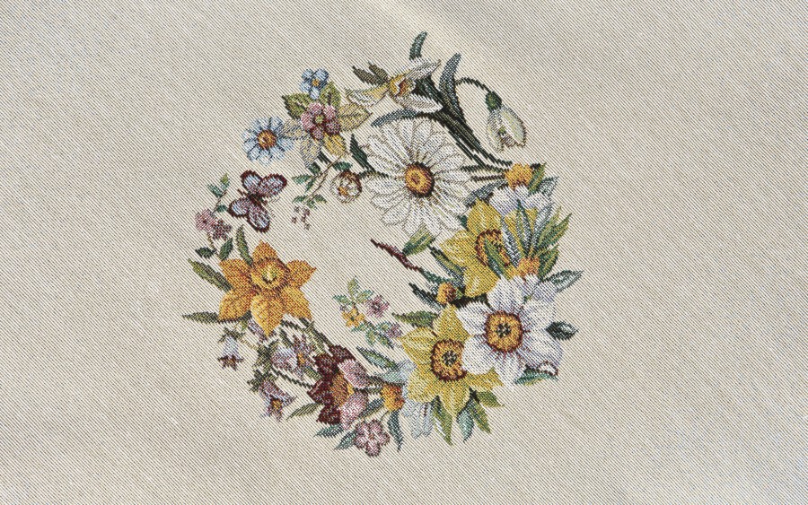 Obrus świąteczny 96x100 cm Lima 058 Pisklątka