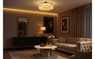 Plafon kryształowy SPARK TOP 40 DIMM 5782 gold