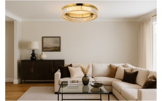 Plafon kryształowy SPARK TOP 60 DIMM gold 5784