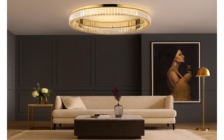 Plafon kryształowy SPARK TOP 80 DIMM gold 5786