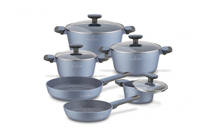 Komplet garnków 10 el. Starke Pro Double