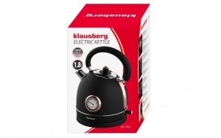 Czajnik elektryczny z termometrem 1,8 L czarny KB-7905