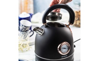 Czajnik elektryczny z termometrem 1,8 L czarny KB-7905