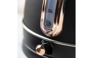 Czajnik elektryczny z termometrem 1,8 L czarny KB-7905