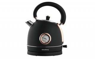 Czajnik elektryczny z termometrem 1,8 L czarny KB-7905