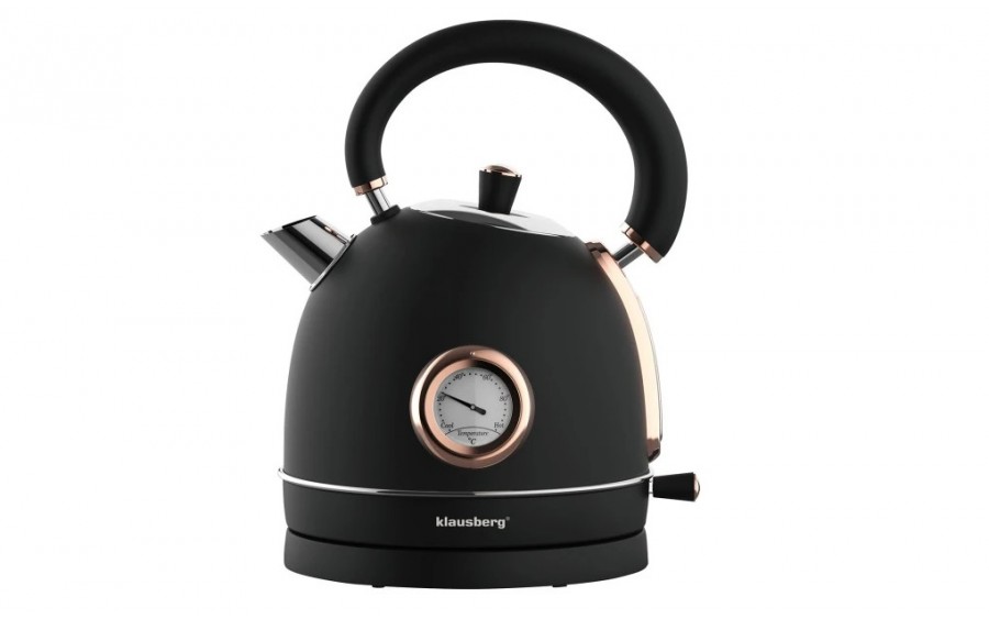 Czajnik elektryczny z termometrem 1,8 L czarny KB-7905