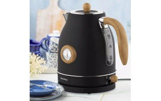 Czajnik elektryczny z termometrem 1,7 L czarny KB-7907