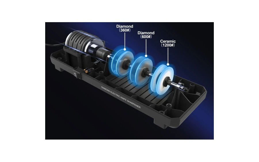 Elektryczna diamentowa ostrzałka do noży KB-7945