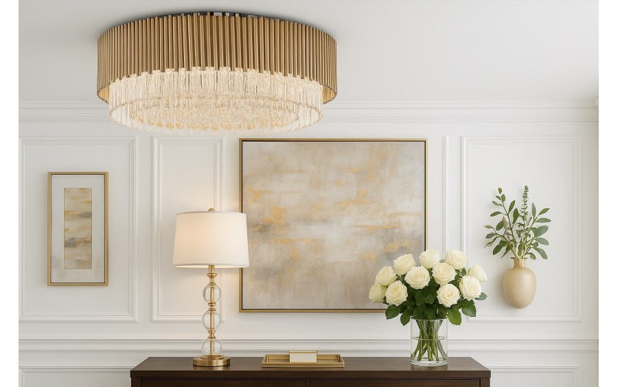 Plafon kryształowy Gold Stic 60181/22