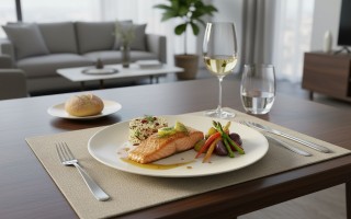 Talerz płytki obiadowy 26,5 krem JGS