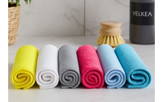 Komplet 6 ściereczek uniwersalnych Soft Fibre VELKEA