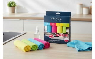 Komplet 4 ściereczek uniwersalnych 30x30 VELKEA