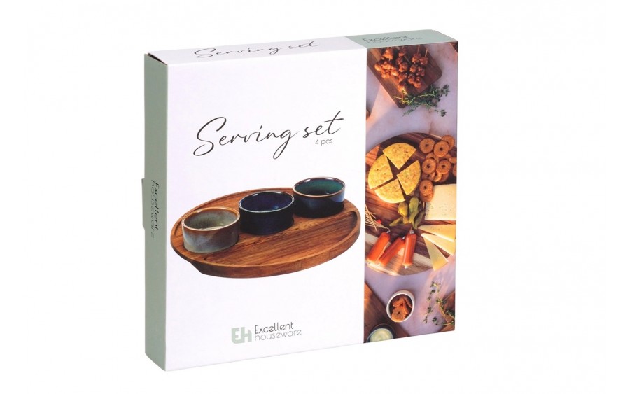 Miseczki na przekąski 4 el. Excellent Houseware 139502