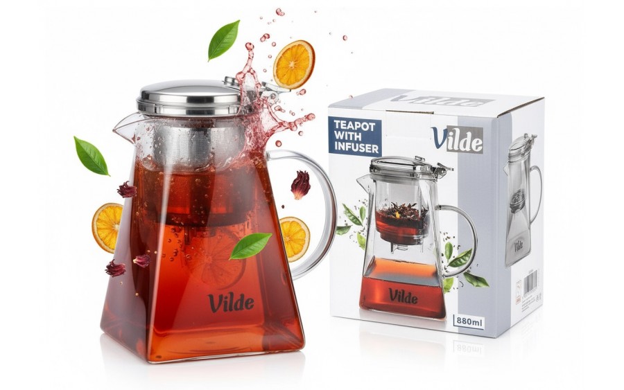 Dzbanek z zaparzaczem 880 ml Vilde