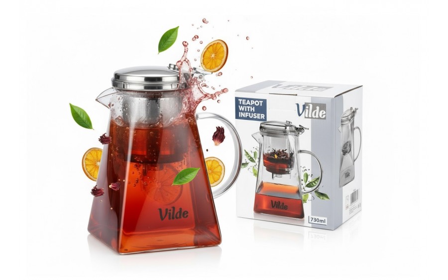 Dzbanek z zaparzaczem 730 ml Vilde