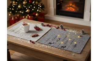 Mata stołowa 33x45 cm filcowa Las Mix 099230