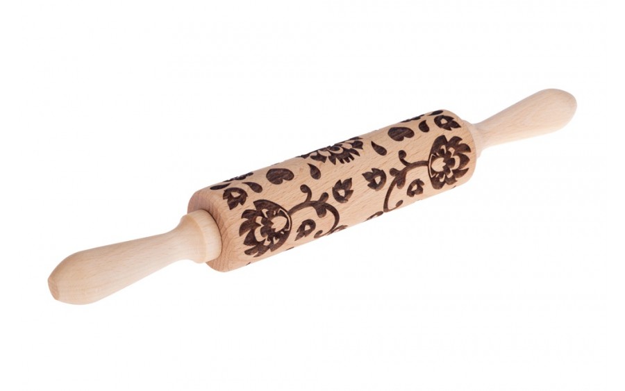 Wałek grawerowany ODETTE 16cm Świąteczne wzór 4