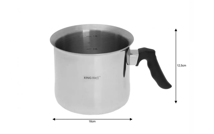 Garnek do mleka z pokrywka 1,5 L Kinghoff KH-3111