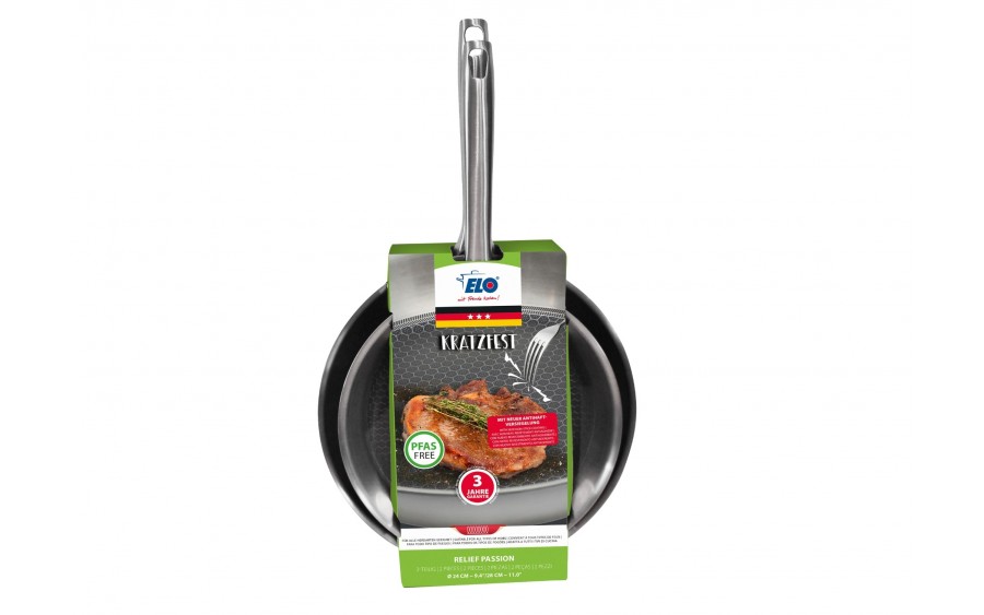 Zestaw 2 patelni 24/28 cm Relief Passion