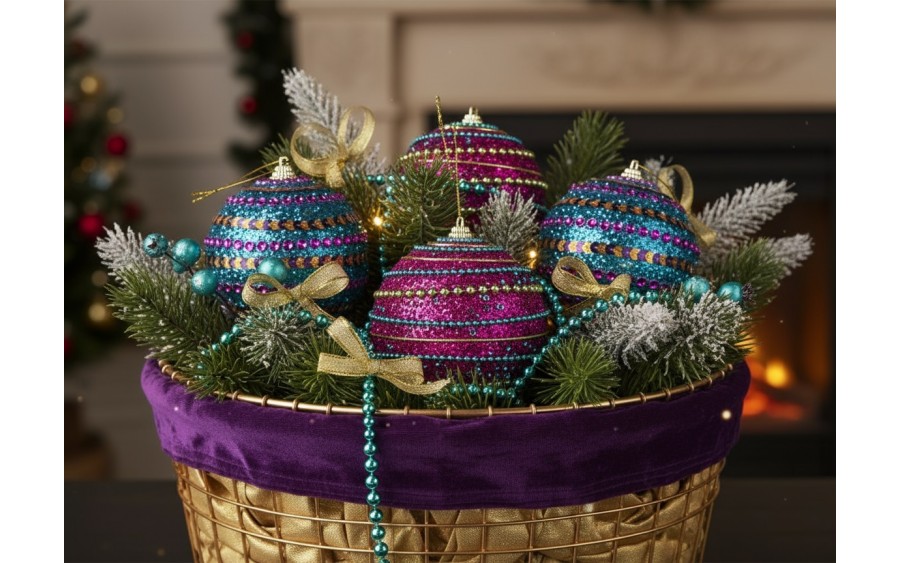 Bombka 10cm (2 szt. )