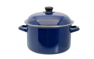 Garnek emaliowany 24 cm RoyalBlau 6 L