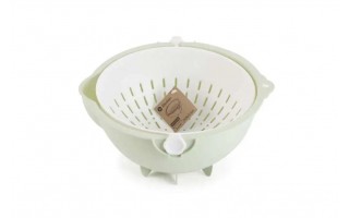 Durszlak grawitacyjny 27x25x13,5 cm z miską