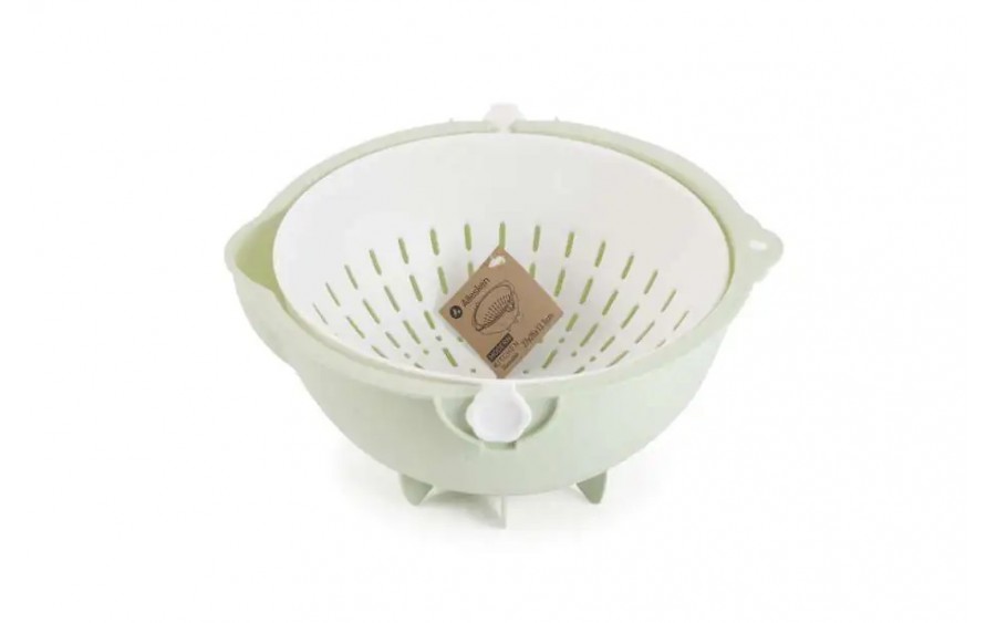 Durszlak grawitacyjny 27x25x13,5 cm z miską