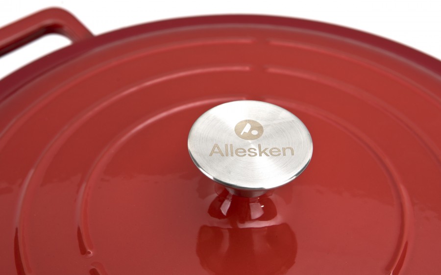 Brytfanna żeliwna 2,8 L niska Rodeluxe 8011