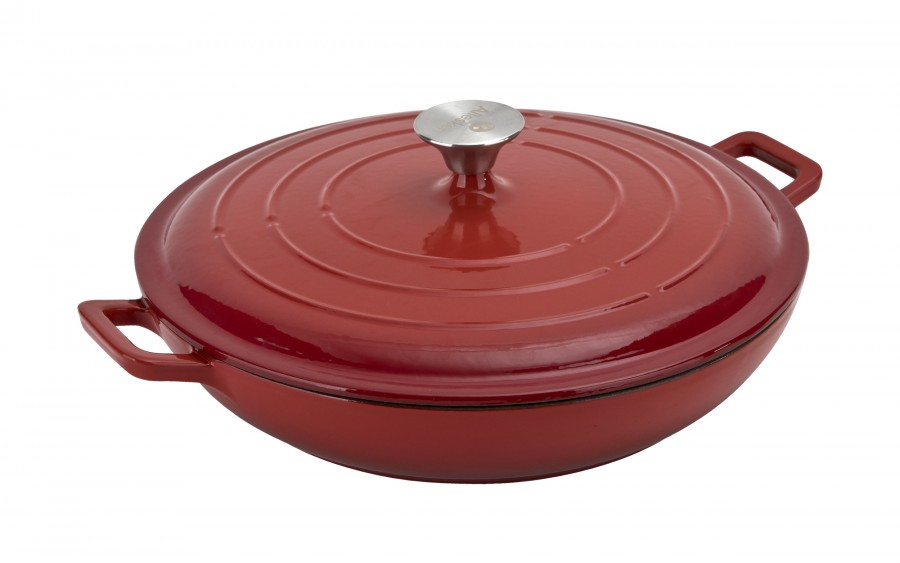 Brytfanna żeliwna 2,8 L niska Rodeluxe 8011