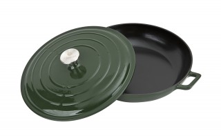 Brytfanna żeliwna 2,8 L niska VERDELUXE 8028