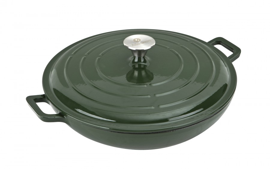 Brytfanna żeliwna 2,8 L niska VERDELUXE 8028