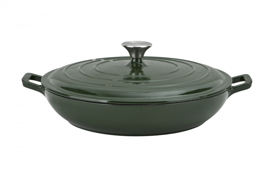 Brytfanna żeliwna 2,8 L niska VERDELUXE 8028