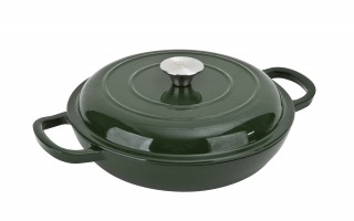 Brytfanna żeliwna 2,4 L niska Verdeluxe 8028