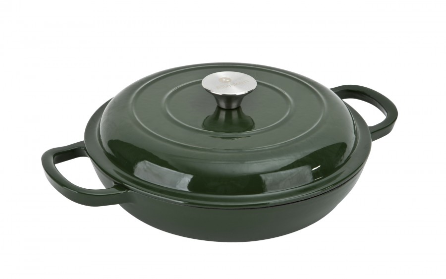 Brytfanna żeliwna 2,4 L niska Verdeluxe 8028