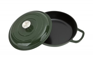 Brytfanna żeliwna 2,4 L niska Verdeluxe 8028