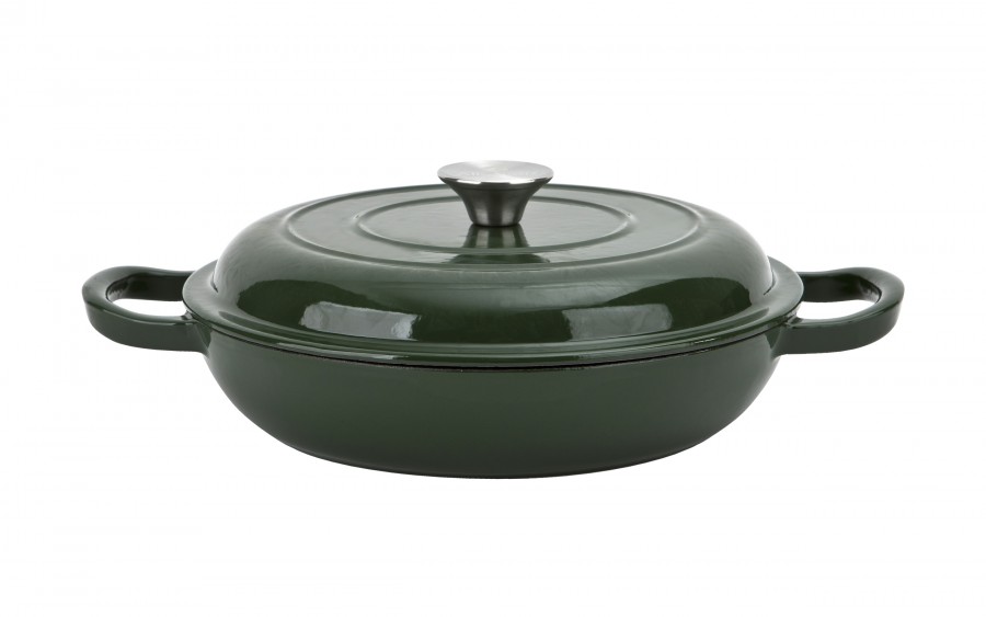 Brytfanna żeliwna 2,4 L niska Verdeluxe 8028