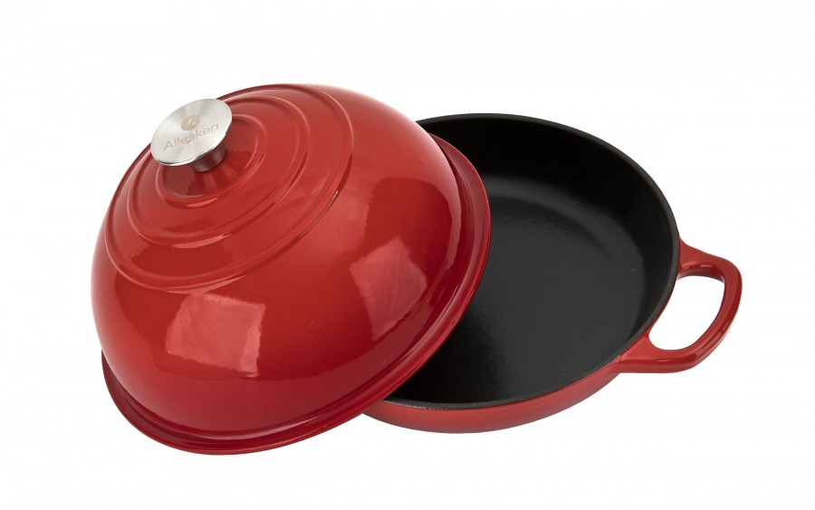 Brytfanna żeliwna do chleba 26x26x18,5 Rodeluxe 8004