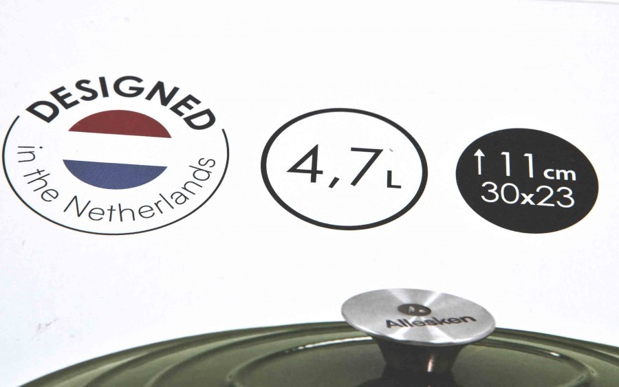 Gęsiarka żeliwna 4,7 L VERDELUXE