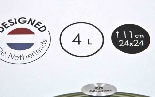 Brytfanna żeliwna 4 L VERDELUXE 7984